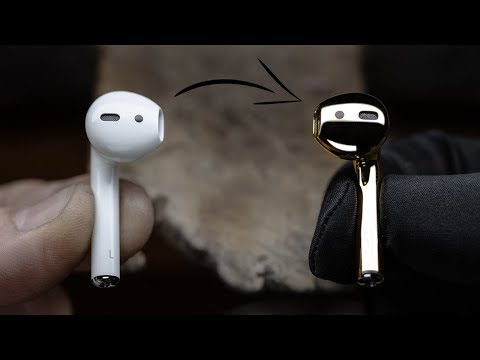 Видео: Я превращаю AIRPODS в 18 каратные AIRGOLDS