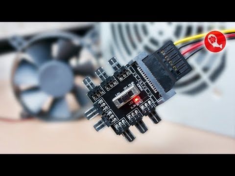 Видео: Хаб для компьютерных вентиляторов | Cooling Fan Hub 3pin 12V | Посылка из Китая