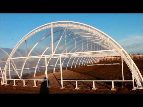 Видео: Арочная теплица из профильной трубы