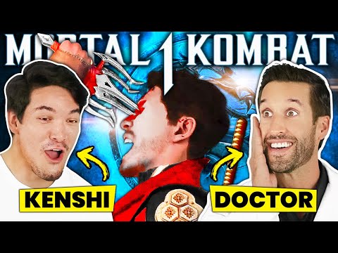 Видео: ВРАЧ и КЕНШИ смотрят фаталити в Mortal Kombat 1 (MK1)