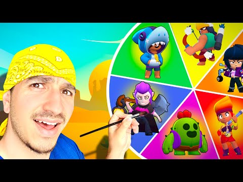 Видео: Рисувам СЛУЧАЙНИ герои от BRAWL STARS...😲