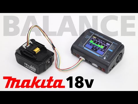 Видео: Аккумулятор Makita 18v со встроенным балансным разъемом.