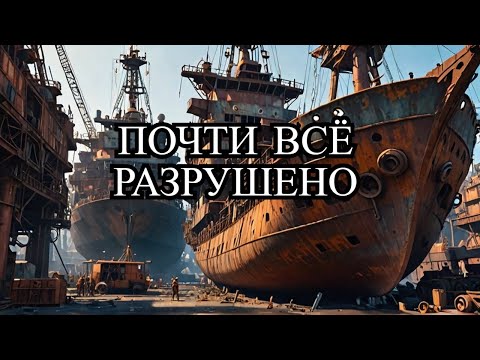 Видео: Ship Graveyard Simulator 2. Почти полностью разрушили корабль!