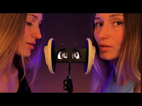 Видео: АСМР 🤤 Звуки рта от сестричек 👀