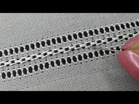 Видео: Як виконати мережку| Мережка верхоплутом| Hand embroidery|