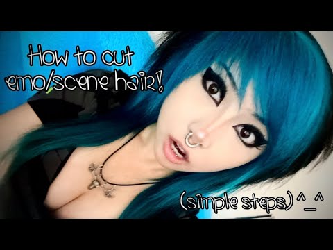 Видео: КАК ПОДСТРИЖАТЬ ПРИЧЕСКИ В СТИЛЕ ЭМО/СЦЕНЫ! [урок по стрижкам в стиле эмо/сцены]