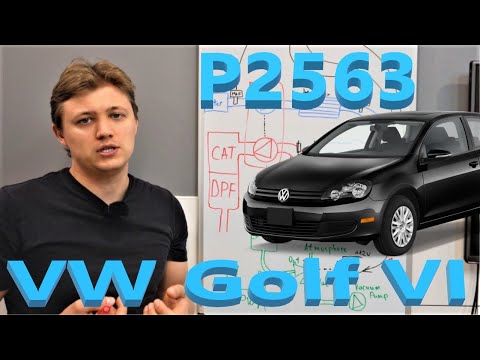 Видео: VW Golf VI 2012 1.6 TDI CAYC - Аварійний режим, не розвиває потужність, P2563-00