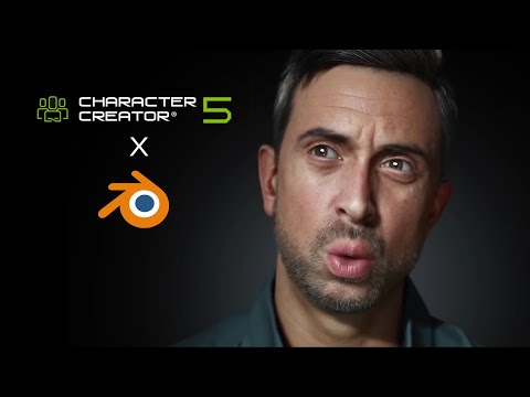 Видео: Новый Character Creator 5 для пользователей Blender (обзор)