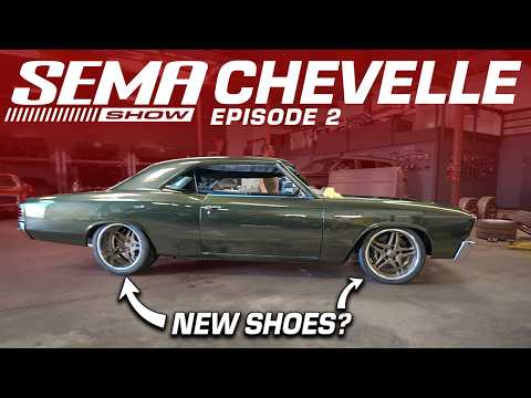 Видео: Замена двигателя 427 Crate и восстановление интерьера Chevelle 1967 года (SEMA 2025 BUILD, эпизод 2)