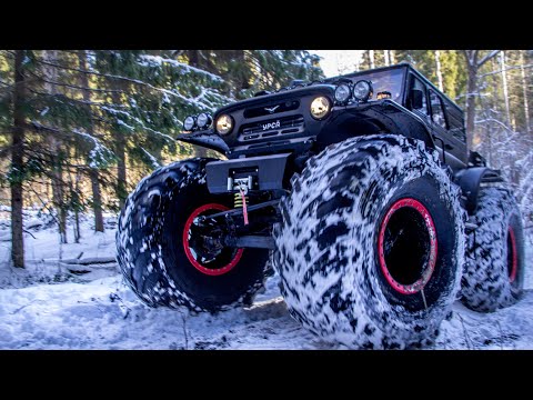 Видео: Джипы победили БИГФУТ УАЗ ???