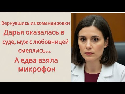 Видео: Вернувшись из командировки, Дарья оказалась в суде, муж с любовницей смеялись… А едва взяла микро