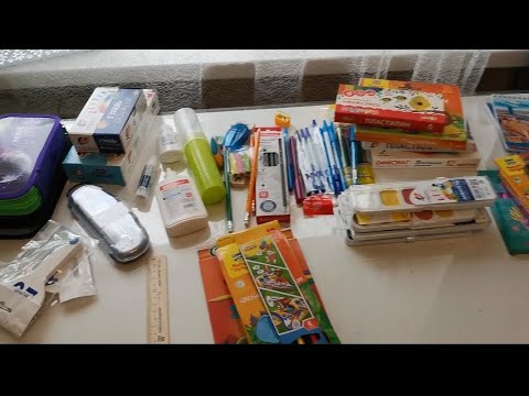 Видео: Покупки к школе. 1 класс.