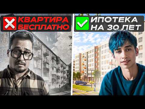 Видео: ЗУМЕРЫ — БЕЗ ЖИЛЬЯ, бумерам бесплатная квартира, миллениалам ипотека на 30 лет (или всё не так?)