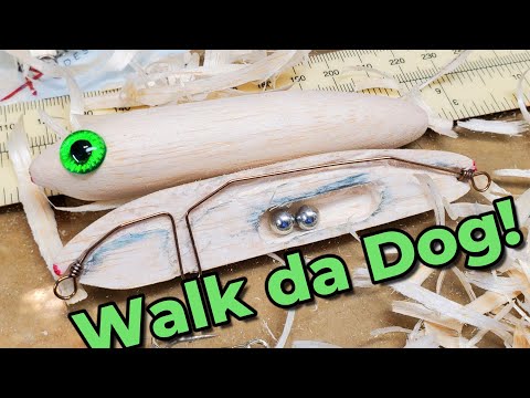 Видео: Идеальная приманка для прогулки с собакой. Изготовление приманки из бальзы для ловли на поверхнос...