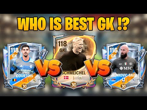 Видео: Шмейхель VS Куртуа VS Милинкович Савич в FC Mobile