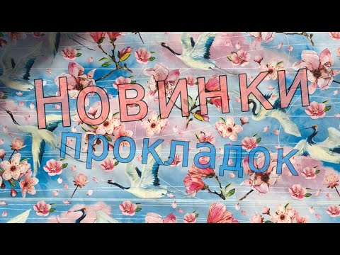 Видео: 🦋Мои новинки прокладок + распаковка🩵