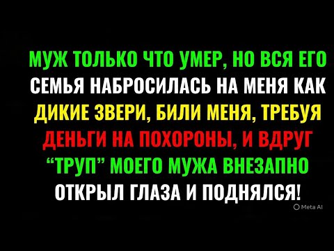 Видео: МУЖ ТОЛЬКО ЧТО УМЕР, НО ВСЯ ЕГО СЕМЬЯ НАБРОСИЛАСЬ НА МЕНЯ КАК ДИКИЕ ЗВЕРИ, БИЛИ МЕНЯ, ТРЕБУЯ ДЕН...