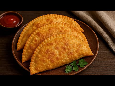 Видео: Чебуреки! Бабушка готовит сочные чебуреки с мясом по старинному рецепту