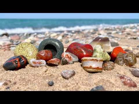 Видео: Семичасовой поход за камнями на озере Верхнее в восточной части штата Мичиган.