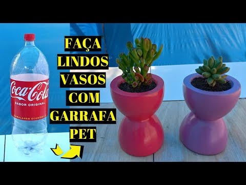 Видео: ЦЕМЕНТНАЯ ВАЗА, ИЗГОТОВЛЕННАЯ ИЗ ПЭТ-БУТЫЛОК, ПЕРЕРАБАТЫВАЕМЫХ МАТЕРИАЛОВ