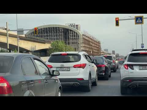 Видео: Прекрасная Суббота Май Астана #astana #kazakhstan #travel #blog #driving #city #streets