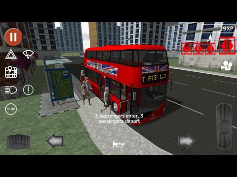 Видео: Public Transport Simulator. Двухэтажный автобус.Игра для android и ios.#6.