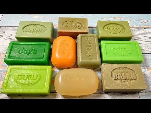 Видео: SEIFE SCHNEIDEN ASMR soap cutting Резка мыла АСМР мыло #relaxtime