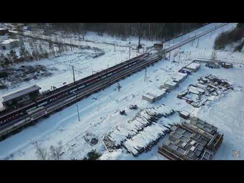 Видео: Переезд в Аникеевке ЗАКРЫТ или Строительство путепровода через МЦД2 в Аникеевке.