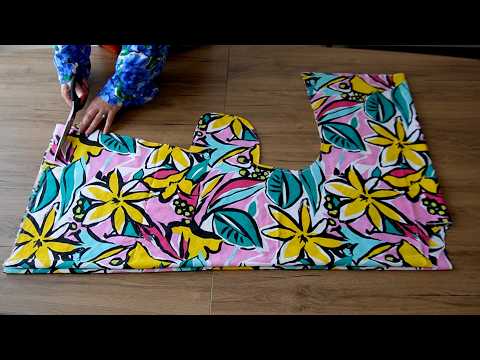 Видео: Всего за час! Шьем платье с карманами без выкройки 😍