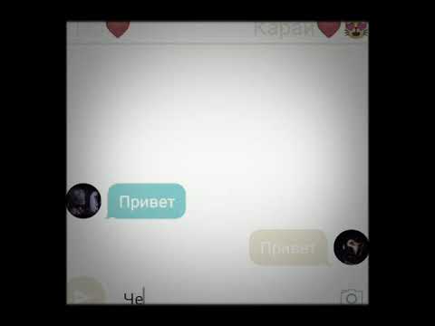 Видео: Переписка Лео и Карай💙🖤💙🖤