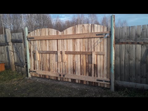 Видео: Бюджетные ворота с регулируемой укосиной