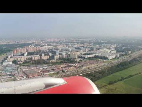 Видео: 31.07.2025 SU6020 Москва (VKO) - Санкт Петербург (LED) Moscow-SaintPetersburg A319 посадка / landing