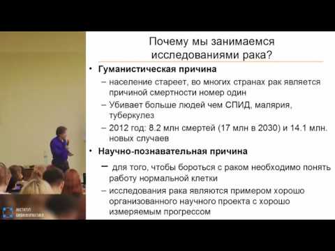 Видео: Вычислительная системная биология для изучения и лечения рака (Андрей Зиновьев)