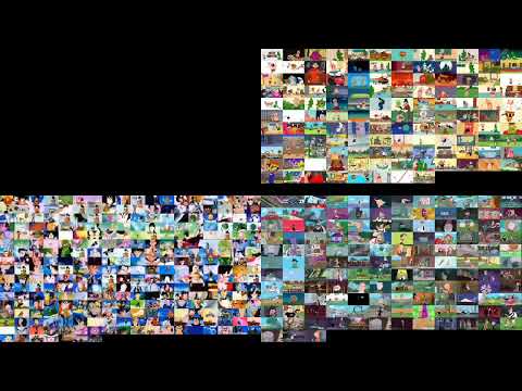 Видео: 4 created AAO videos playing at once. #14 | 4 созданных видео ВС сразу. №14