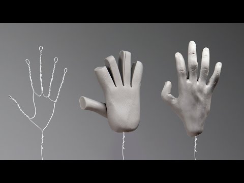 Видео: Как лепить руки из полимерной глины для начинающих