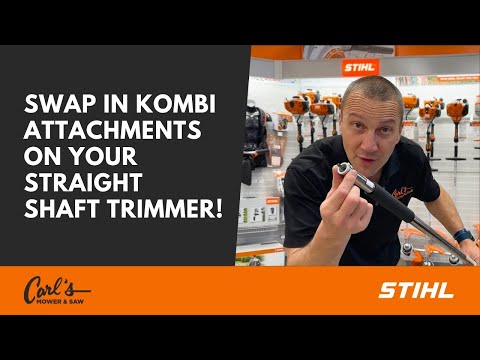Видео: Триммеры STIHL с прямым валом МОГУТ использовать комбинированные насадки!