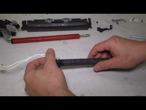 Видео: Замена термоплёнки на принтере hp LaserJet M1132