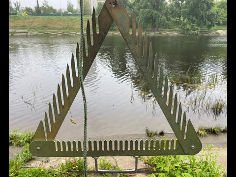 Видео: Рыболовная коса против  подводных зарослей