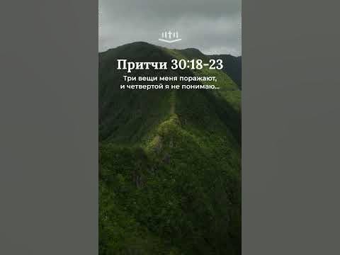 Видео: Притчи 30:18-23 современный перевод Библии #shorts