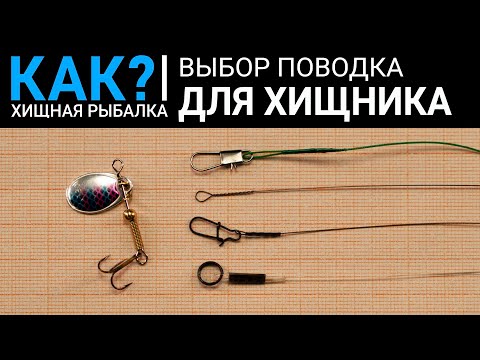 Видео: Как выбрать поводок для ловли хищника? Флюр или металл на щуку?