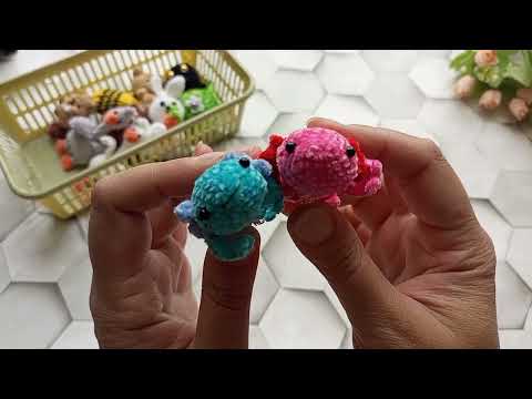 Видео: Игрушки по новым для меня Мк+ игрушки из Микроплюшки. Что связала за неделю