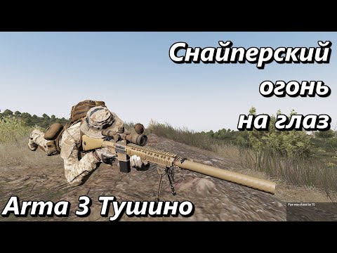 Видео: Снайперпский огонь на глаз (Arma 3 Тушино - Серьезные игры)