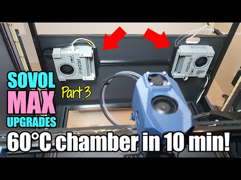 Видео: Нагрев камеры SV08 MAX РЕШЕН 🔥 Два iHeater'а для 60°C за 10 минут! 🚀 Делаем ещё лучше: Часть 3