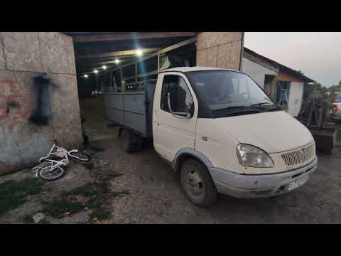 Видео: Уборка ячменя, боевое испытание газели самосвала. 2.8 тонны 