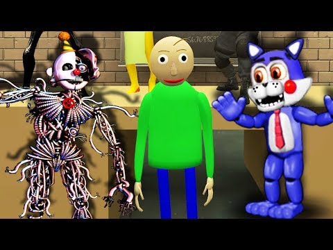 Видео: АНИМАТРОНИКИ ГОНЯЮТСЯ ЗА НАМИ В ШКОЛЕ БАЛДИ FNAF ► Garry's Mod