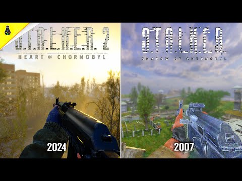 Видео: Stalker 2 против Stalker - Сравнение деталей и физики