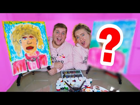 Видео: НАРИСОВАЛИ ПОРТРЕТЫ ДРУГ ДРУГА ЧЕЛЛЕНДЖ !!!