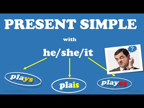 Видео: he/she/it ||Утвердительное предложение с примерами|| Present Simple 2