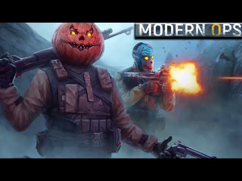 Видео: Хеллоуинское обновление Modern Ops Online FPS! лучший шутер на андроид!