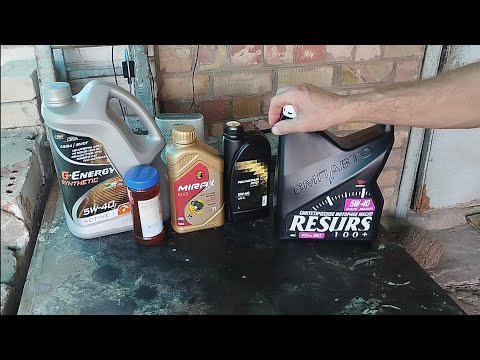Видео: Заморозка МАСЕЛ 5W40 Mirax, G-Energi, полимериум и ВМП 